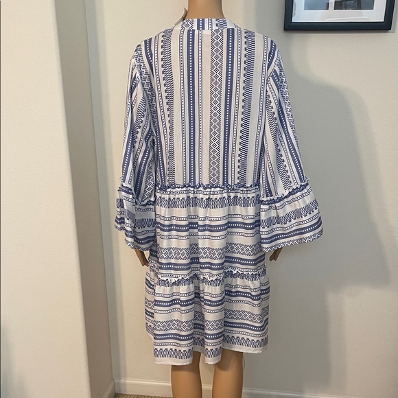 NWT Salty Lemon Blue & White Striped Dress - Picture 6 of 13